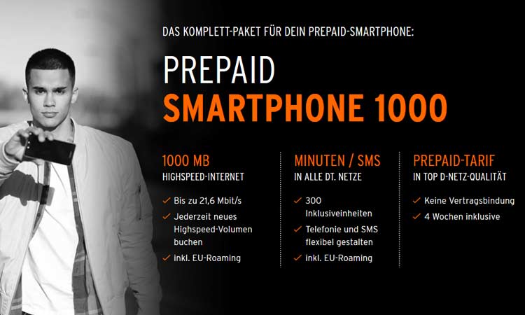 Jetzt mit 1 GB Highspeed-Internet: Der neue Otelo Smartphone 1000 Prepaid Tarif